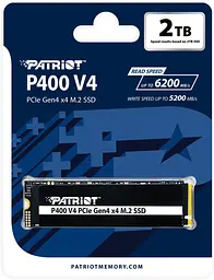 SSD диск - накопичувач внутрішній PATRIOT P400 V4 2TB (P400VP2TBM28H) - мініатюра 4