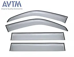 Дефлектори вікон вітровики для Toyota Land Cruiser 100/Lexus LX470 1997-2007 (широкі) - мініатюра 3