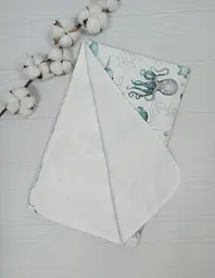 Пелюшка дитяча багаторазова непромокальна a.l.babybox Морські мешканці 50x80 см Різнокольоровий (NM 18165384) - мініатюра 2