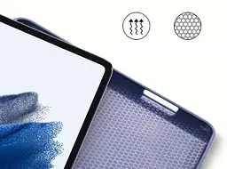 Чохол-книжка DK для Samsung Galaxy Tab A9 (X110 / X115) екокожа/силікон Smart Case lavender grey - мініатюра 3