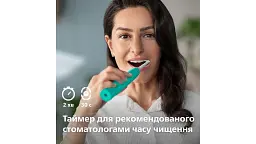 Електрична зубна щітка Philips Sonicare HX3689/43 серії 4100 світло-зелена - мініатюра 8