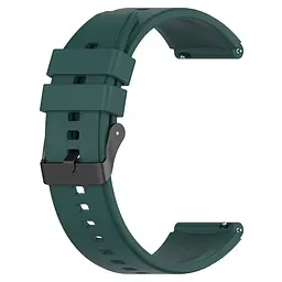 Ремінець GT для Xiaomi Amazfit Bip Bip Lite Bip U Bip 1S Bip 3 - темно-зелений ширина кріплення 20мм силікон Watchbands (W28-1WB13969929) - мініатюра 2