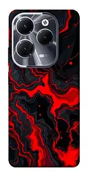 TPU чохол Demsky Black red marble для Infinix Hot 40