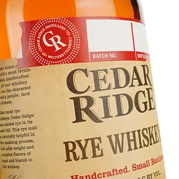 Віскі Cedar Ridge Rye 43% 0.7 л - мініатюра 5