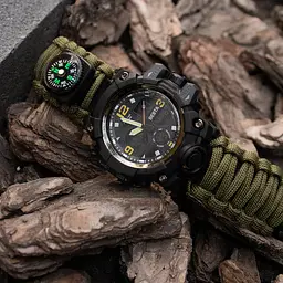 Наручний годинник чоловічий з компасом Besta Life Pro Чорний (3000) - мініатюра 3