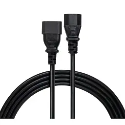 Кабель живлення C13 to C14 1.8m 0.75mm2 copper Vinga (VYPCC13141875CU) - мініатюра 2