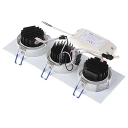 Світильник стельовий LED Brille 32-193 LED-173/3x5W NW WH врізний - мініатюра 2