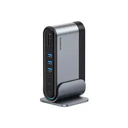 USB-Хаб Baseus UnionJoy 17-Port Triple-Display Docking Station Space Grey (B00532304811-00)