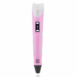 3D-ручка для малювання з екраном 3д Ручка Pen2 MyRiwell з LCD-дисплеєм Рожева - мініатюра 3