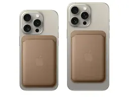 Чохол-гаманець Apple iPhone FineWoven Wallet with MagSafe - Taupe (MT243) - мініатюра 4