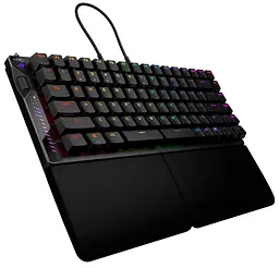 Клавіатура ASUS ROG Falcata Split 83key Magnetic Switch USB-A/WL/BT EN RGB Black (90MP043H-BKUA20) - мініатюра 4