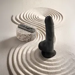 Фалоімітатор Strap-on-me Rotating Vibrating Realistic Dildo L з вібрацією і ротацією - мініатюра 6