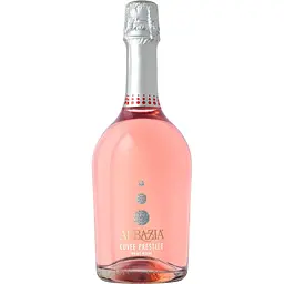 Вино ігристе Abbazia Cuvee Prestige Brut Rose рожеве сухе 0.75 л