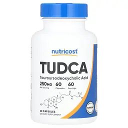 Тауроурсодезоксихолева кислота Nutricost TUDCA 250 мг 60 капсул