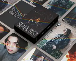Ломо Карти Lomo Card China Beyond The Scene / BTS Suga БТС Шуга голографічні LС C BTS 05 - мініатюра 4
