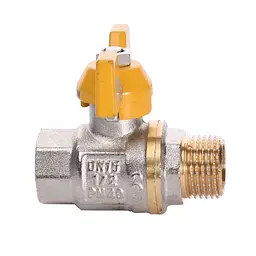 Кран кульовий прямий Solomon 1/2″ ЗВ ЖБ PN40 B1008 - мініатюра 2