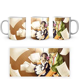 Кухоль GeekLand Kaichou wa Maid-sama Президент студ поради - покоївка! Місакі Такумі KWM 02.05 330 мл білий - мініатюра 4