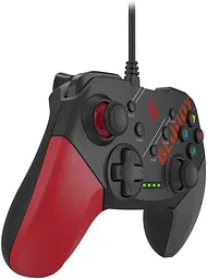 Геймпад Bloody GP30 для ПК, PS3, Switch та Android, USB чорно-червоно-сірий 1.8 м - мініатюра 3