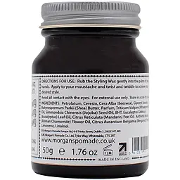 Віск для укладання вус Morgan's Moustache Styling Wax Twist & Twiddle 50 г - мініатюра 4
