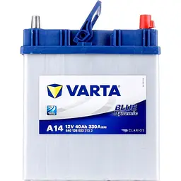 Акумулятор автомобільний Varta Blue Dynamic 40Аh без нижн. бурта (540126033)