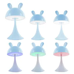 Світильник-нічник Kite  LED з акумулятором Simple Bunny блакитний (K25-317-1-3) - мініатюра 3