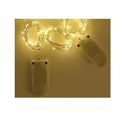 Світлодіодна гірлянда Brille Роса на мікро батарейках 30LED 3 м білий теплий 1103-54 - мініатюра 2