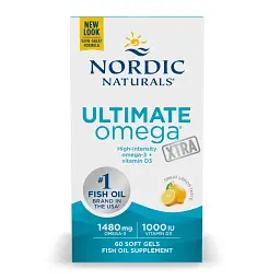 Риб'ячий жир Nordic Naturals Ultimate Omega Xtra зі смаком лимона 60 капсул - мініатюра 2