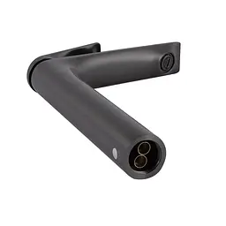 Змішувач для умивальника Qtap Vlasta New високий QTVLA269GMB45653 Gunmetal Black PVD Шліфований чорний хром - мініатюра 3