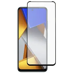Скло захисне Dengos Full Glue Poco M4 Pro 4G black frame (TGFG-240) - мініатюра 2