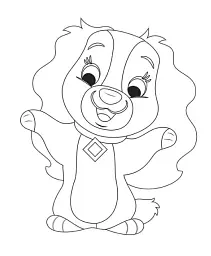 Disney Маля. Гра з кольором. Леді та Бродяга - - мініатюра 4