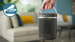 Термовентилятор Philips Series 3000 темно-сірий (CX3120/01) - мініатюра 5