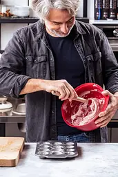 Форма для випічки кексів KitchenAid СС006067-001 30х20х2.4 см сіра - мініатюра 5