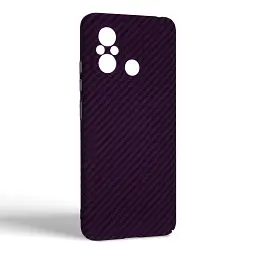 Чохол ArmorStandart LikeCarbon для Xiaomi Redmi 12C Purple - мініатюра 2