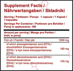 Омега-3 з Вітаміном Е - 100 софтгель Evolite Nutrition - мініатюра 2