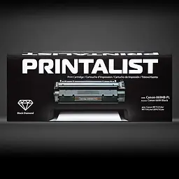 Картридж тон. PRINTALIST для Canon MF752Cdw/MF754Cdw/LBP673Cdw аналог Canon 069H Black ( 7600 ст.) (Canon-069HB-PL) - мініатюра 4
