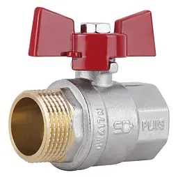 Кран кульовий Thermo Alliance Standart 1" ВЗ прямий, PN40, метелик SD607NW25PN40