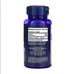 N-Acetyl-L-Cysteine (NAC) 600 мг 60 капсул - мініатюра 2