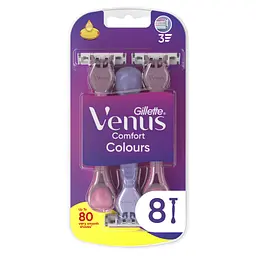 Бритва Gillette Venus Comfort Colours Одноразові 8 шт. (8006530129954)
