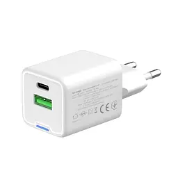 Мережевий зарядний пристрій White 35 Вт GaN ColorWay teh0028607 - мініатюра 5