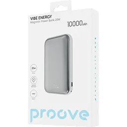 Зовнішній акумулятор Proove Vibe Energy 10000mAh 20W White [PBVE20022202] [104211] - мініатюра 5