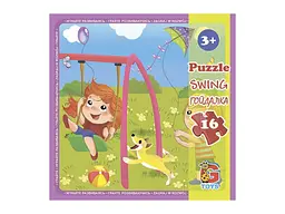 Пазли G-Toys Дитячий майданчик, 16 елементів, LX05