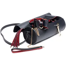 Набір для BDSM Master Series Bow - Luxury BDSM Set With Travel Bag - мініатюра 2