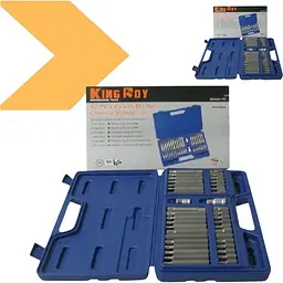 Набір інструментів Black+Decker Drill set для шурупокрута і дрелі чорний (43734-_1347) - мініатюра 2