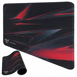 Килимок для мишки Onikuma MP002 (350x300 mm) Чорний-Червоний