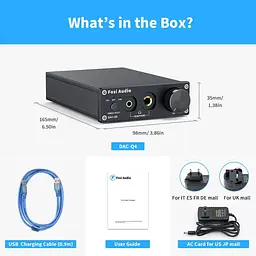 Конвертер звуку Fosi Audio DAC-Q5 - SPDIF/Coaxial на RCA / 3.5 mini-jack / 6.35 - мініатюра 8
