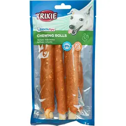 Ласощі для собак Trixie Палочка для чистки зубів з куркою Denta Fun 17 см 140 г (3 шт.)