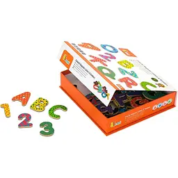 Набір магнітних букв та цифр Viga Toys 77 шт. (59429) - мініатюра 2