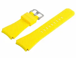 Силіконовий ремінець Primo для годинника Samsung Galaxy Watch 46 мм SM-R800 Yellow - мініатюра 4
