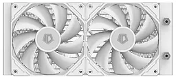 Система рідинного охолодження ID-Cooling FX240 Pro White, Intel: 1851/1700/1200/2066/2011/1366/115x, AMD: AM4/AM5, 2x120mm 500~1800±10%RPM 4pin PWM fans, - мініатюра 4