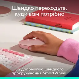 Миша Logitech POP Mouse with Emoji Rose (910-007413) - мініатюра 3